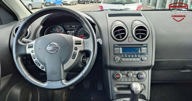 Nissan Qashqai cena 36800 przebieg: 172293, rok produkcji 2013 z Sompolno małe 154